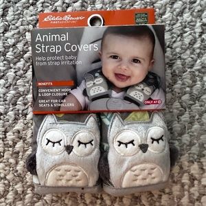 Eddie Bauer Car Seat Strap Covers - Owl NWT